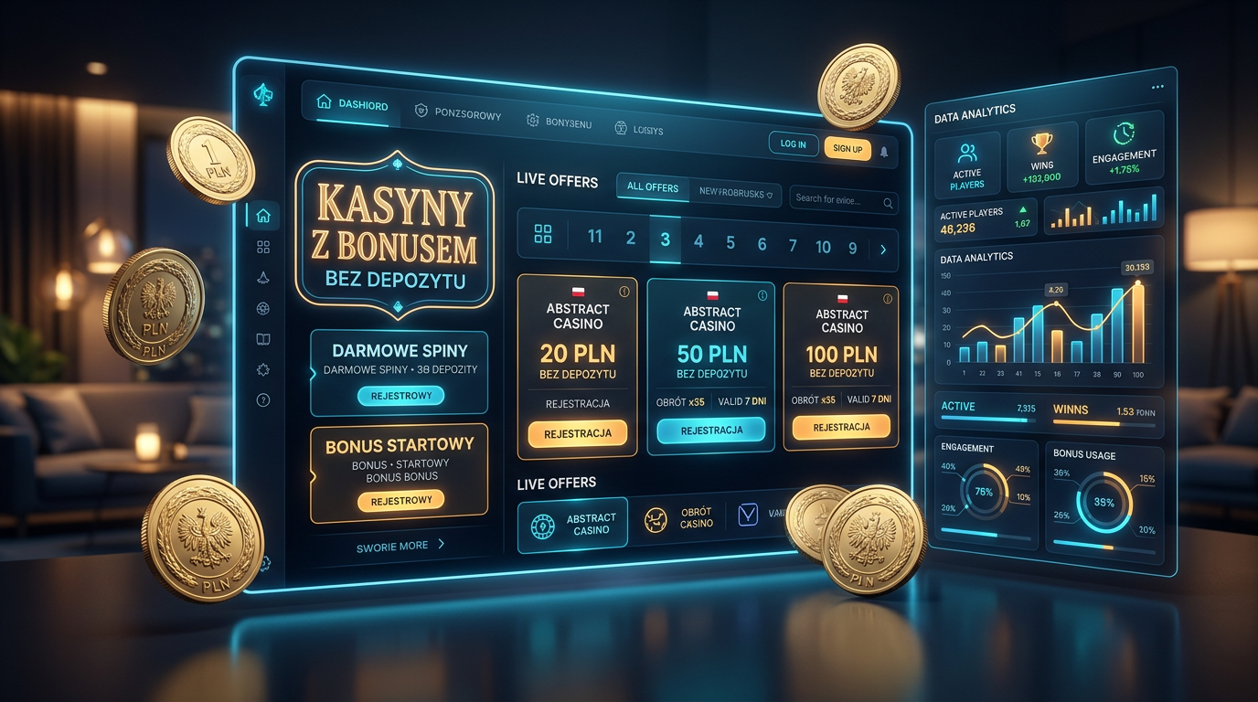 Bonus bez depozytu w kasynach online 2026 - analiza danych